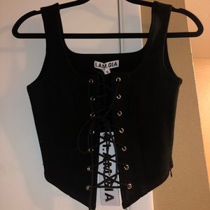 I.m.gia brand new lace up tank